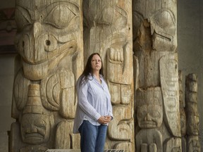 Aboriginal archeologist Paulette Steeves at the Museum of Anthropology in Vancouver. Steeves is changing the way people view indigenous history and the effects of colonization.