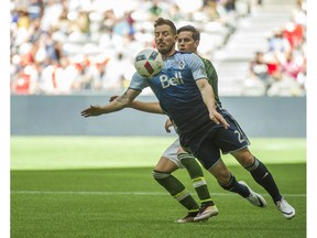 Jordan Harvey vs. the Timbers in May.