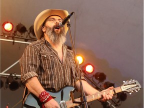 Steve Earle and The Dukes warmed the sunset crowd with their old favorites at the 2013 Vancouver Folk Festival. Earle will play the Commodore on Oct. 1.