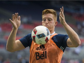 Tim Parker hasn't scored yet this season but he’s come close often. Will the Whitecaps defender be the unlikely hero Wednesday against Ottawa? 'I’m due one, and I owe the team one, for sure,' he said. Gerry Kahrmann / PNG