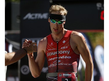 Trevor Wurtele finished third and was the top Canadian at the 2016 Ironman Canada in Whistler, B.C.