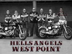 July 19, 2016 - Bjorn Sylvest, 35,  of the Metro Vancouver-based West Point Hells Angels chapter died July 3, 2016 while on a houseboat on Shuswap Lake. He is being mourned online by friends and fellow Hells Angels members. Sylvest is second from the right. On the far right, in the superimposed image, is Hells Angel Larry Amero who is currently in jail in Montreal. Photos from online memorial to Sylvest.  [PNG Merlin Archive]