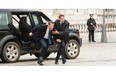 Aaron Eckhart, left, and Gerard Butler sprint for their lives in London Has Fallen — non-stop movie mayhem with none of the wry humour of its predecessor, Olympus Has Fallen.