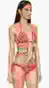 Aztec stripe monokini, $265 at Anna Kosturova, annakosturova.com. Rebecca Tay's Fab 5 for July 16. [PNG Merlin Archive]