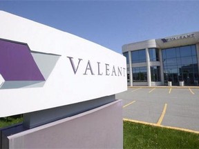 The head office and logo of Valeant Pharmaceutical are pictured in Montreal on Monday May 27, 2013. Valeant Pharmaceuticals, accused by U.S. politicians of price-gouging, is facing criticism from assisted-dying advocates across North America for doubling the price of a drug commonly used to hasten death soon after California legalized doctor-assisted suicide. THE CANADIAN PRESS/Ryan Remiorz