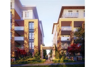 Cambria Park will comprise two six-storey buildings, Park and Boulevard, as shown in this artist’s rendering.