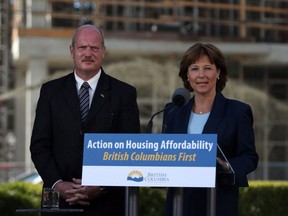 Premier Christy Clark and Finance Minister Michael de Jong have introduced an extra 15 per cent tax on the property transfer tax for foreign buyers and non-residents.