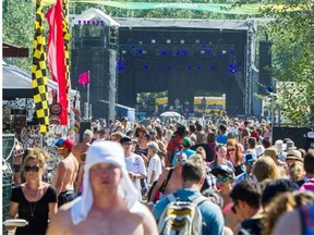 Crowds at the Squamish Valley Music Festival in 2014.