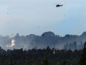 Firefighters continue to fight a stubborn blaze at Burns Bog in Delta.