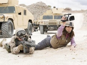 Evan Jonigkeit, left, and Tina Fey in Whiskey Tango Foxtrot. Paramount Pictures