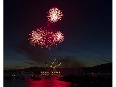 Team Australia competes in the  Honda Celebration of Light fireworks display, Vancouver, July 27 2016.