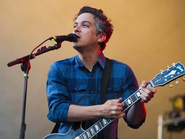 M Ward performs on the main stage at the 39th annual Folk Music festival Jericho Beach Vancouver, July 15 2016.