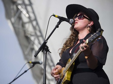 Jolie Holland performs on the main stage at the 39th annual Folk Music festival Jericho Beach Vancouver, July 15 2016.