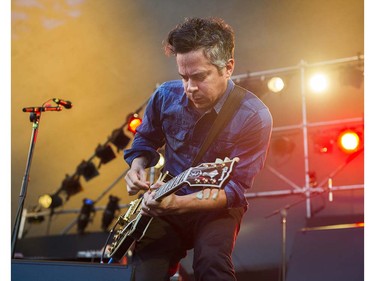M Ward performs on the main stage at the 39th annual Folk Music festival Jericho Beach Vancouver, July 15 2016.