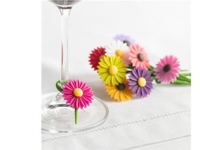 Forget-me-not: Now wait — where did you leave your wine glass again? Never forget with these charming silicone daisy charms from Trudeau. Just wrap the brightly coloured blossoms round the stem of your glass and you’ll be able to keep track of it all night long. They make the perfect spring party accessory. Trudeau | $11.99 set of 12 | trudeau.ca