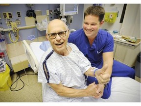 Full of life — Max Morton, 79, had a life saving surgical aortic valve replacement, in a minimally invasive procedure that was completed in 19 minutes. The alternative was far riskier open heart surgery, a three hour operation that would have required a lengthy stay in hospital, months of recovery and a much greater risk of death, cardiologists say.
