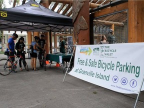 Granville Island, in conjunction with BEST Bicycle Valet, is offering a free bike lock-up service, weekends during the summer! Leave your car at home and visit Vancouver's Island Oasis on wheels, without having to worry about where to park them.