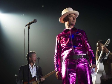 Lead Singer Gord Downie on stage for the first concert of the Tragically Hip's final tour at the Save On Foods Memorial Centre, Victoria, July 22 2016.