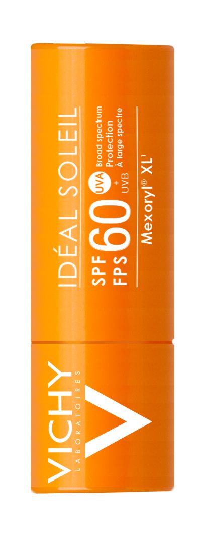 Vichy Ideal Soleil SPF 60 sunscreen stick.