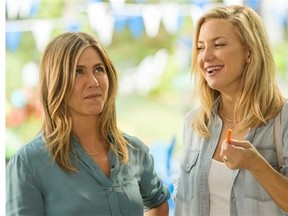Jennifer Aniston and Kate Hudson go for laughs in Mother’s Day.