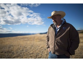 Chief Joe Alphonse, tribal chairman of the Tsilhqot'in Nation is pictured at Farwell Canyon, B.C. Friday, Oct. 24, 2014. The Tsilhqot'in have filed a B.C. Supreme Court claim to private lands to protect their ability to seek compensation for the private lands.
