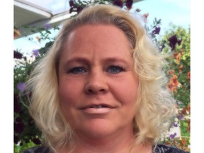 DNA testing has confirmed that 40-year-old Kathie Rennie, pictured here, is a half-sibling to Janet Keall, 38, formerly of Surrey, BC. Both women were abandoned as newborns in Prince Rupert, BC. They recently met each other and discovered that they share a parent.