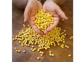 Load up on chickpeas, says dietitian Cristina Sutter.