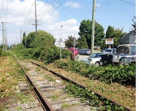 A long stretch of the Arbutus corridor runs 36th Ave. and 49th Ave., including this are near 41st Ave.  The City of Vancouver and Canadian Pacific Railway appear to have reached a deal over the future of the Arbutus Corridor.