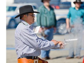 A photo from the inaugural 2015 BC Rod and Gun Show in Cloverdale. Surrey Mayor Linda Hepner doesn't think this year's show will happen, citing city council's concerns about security plans and the sale of handguns and ammunition.