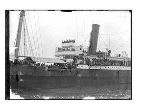 Komagata Maru passengers in Vancouver in 1914.