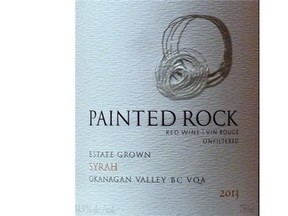 Painted Rock Syrah 2013, Okanagan Valley, $34.69