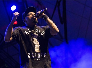 American hip hop group Cypress Hill performs a late-night set on the Mount Currie Stage at the Pemberton Music Festival.