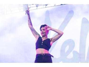 PEMBERTON, B.C. - JULY 15, 2016. American R&B artist Kehlani performing on the Bass Camp Stage of Day 2 at the Pemberton Music Festival. (For Stuart Derdeyn story) [PNG Merlin Archive]