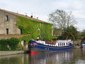 The Hotel barge Anjodi starred in chef Rick Stein TV series.