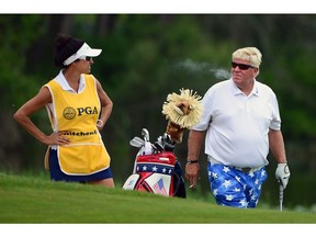 John Daly is one of 81 golfers competing in the 2016 Pacific Links Championship in Victoria.