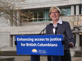 Justice Minister Suzanne Anton