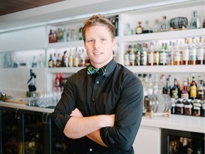 Grant Sceney, head bartender at the Fairmont Pacific Rims Lobby Bar.
