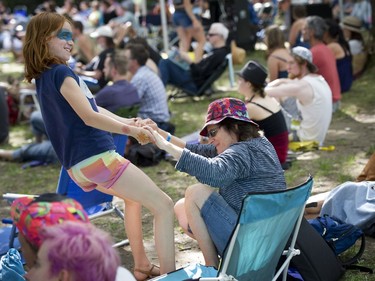 Grooving to it all-- Thousands took part in the 39th annual Vancouver Folk Festival in Jericho Beach Park in Vancouver on July 17, 2016.  Musicians from around the world performed at the dynamic and colourful festival.