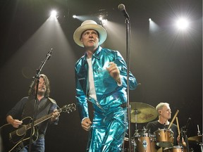 The Tragically Hip's lead singer Gord Downie on at Rogers Arena in Vancouver on July 24, 2016. The Man Machine Poem Tour wraps in Kingston on Aug. 20 and will be broadcast on the CBC.