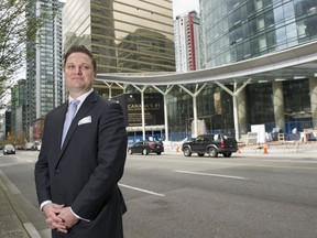 Trump International Hotel and Tower general manager Philipp Posch outside the soon-to-be-open hotel in Vancouver. It is one of two hotels in Vancouver and another in Surrey that will be adding to the Metro hotel room count in the next little while.