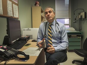 File: Dr. Keith Ahamad talks about fentanyl at St. Paul's Hospital in Vancouver, BC. December 29, 2015.