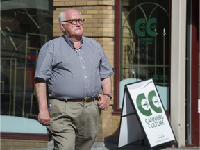 Raymond Greenwood, who owns an apartment at 518 Beatty St., is concerned with the marijuana dispensary at the ground floor / commercial level, which is appealing a refusal by the city to let it keep operating.