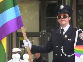 Vancouver Mayor Gregor Robertson talks to Black Lives Matter about Pride