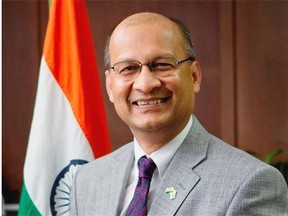 Vishnu Prakash, India's High Commissioner to Canada. Handout, 2013, Indian High Commission.