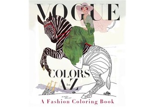 THE VOGUE ALPHABET 
 It never hurts to brush up on your ABCs. Vogue Colors A To Z: A Fashion Coloring Book comes out April 5, and features 26 American Vogue covers from 1912 to 1932, as selected and edited by the magazine’s culture editor, Valerie Steiker. 
 Knopf Doubleday | $22.95