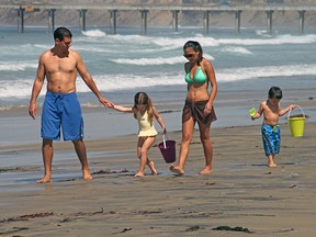 La Jolia beach is only minutes from downtown San Diego. Annie Peason