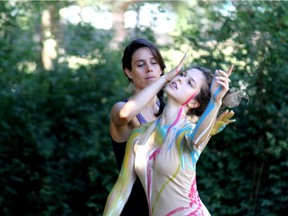 Performers Darcy McMurray and Maxine Chadburn, part of Vines Art Festival that runs from Aug. 17 to 20 in various parks around Vancouver.