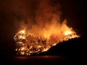 Bear Creek fire near West Kelowna was 75-per-cent contained as of Tuesday.