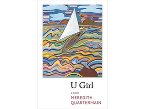 2016 Handout: U Girl by Meredith Quartermain, book cover for Tracy Sherlock books pages.  [PNG Merlin Archive]