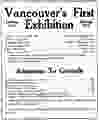 Prices for the first Vancouver Exhibition.
